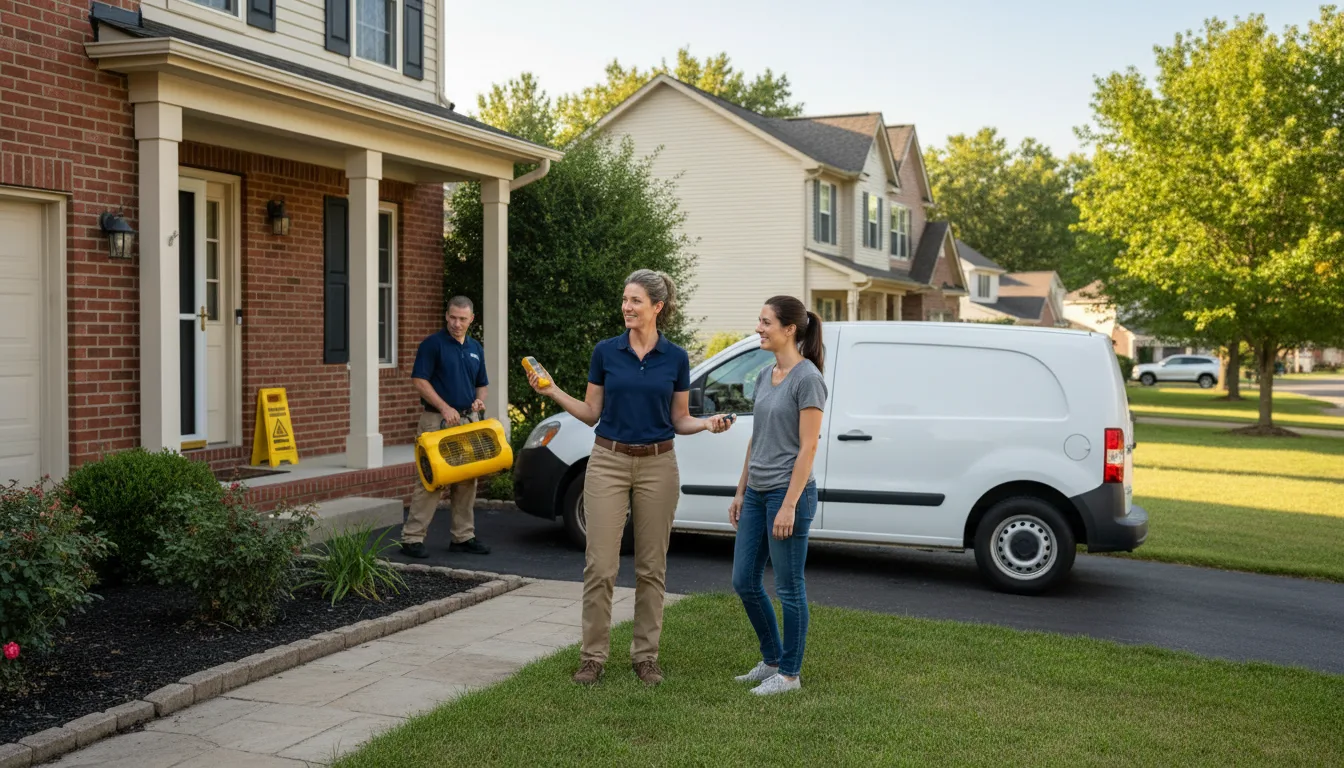 Residential water damage restoration in Leesville, SC
